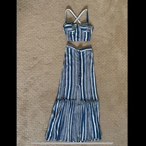 Two piece skirt and tank set, Band of Gypsies, Size XS